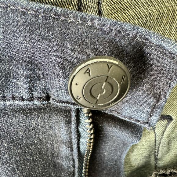 Anthropologie AYR Jac's Jean Dark Wash Skinny Ankle Fit Denim Jeans Size 28 - Picture 6 of 8